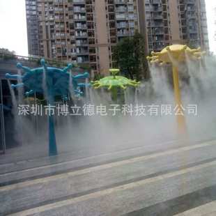 厂家直供高压喷雾设备雾森系统人造雾园林景观冷雾主机户外网红