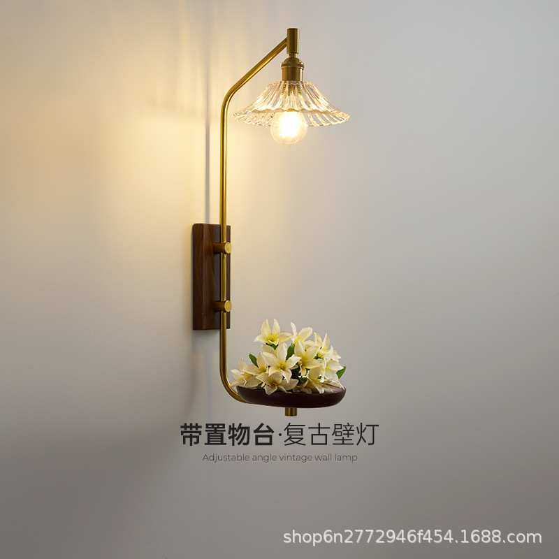 中古实木壁灯卧室楼梯客厅走廊过道阳台置物民宿法式复古墙壁灯,基础建材,脚轮/万向轮,淘宝优惠券,粉丝福利购,淘宝优惠卷