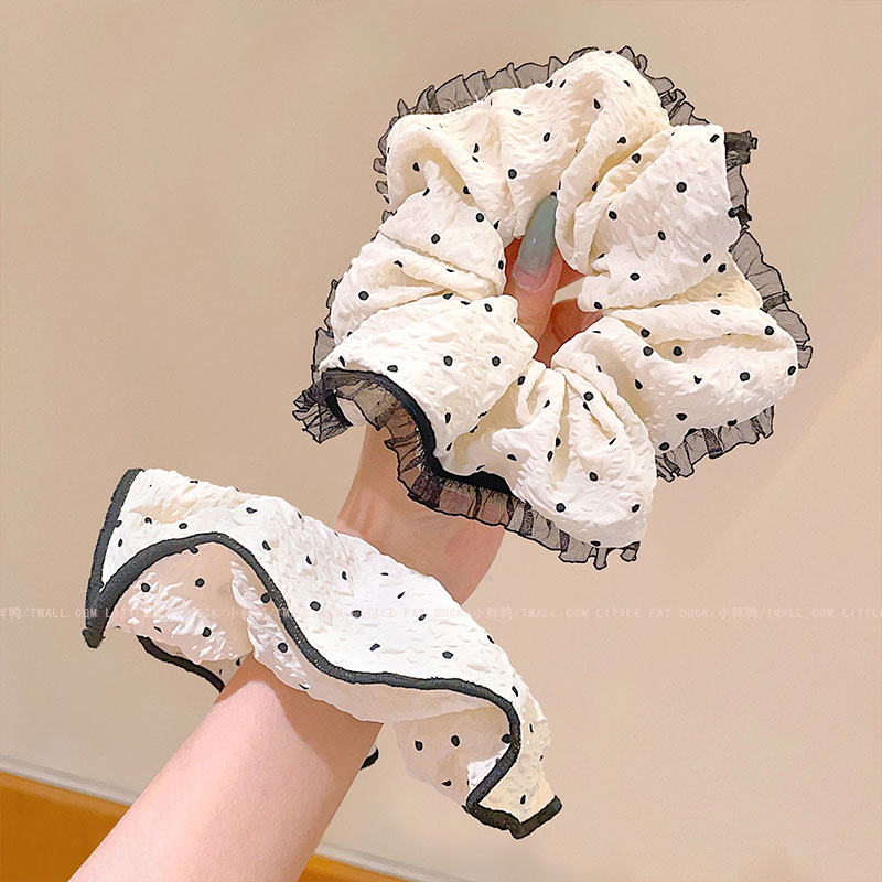 蕾丝花边波点大肠圈发绳韩系儿童