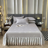 床盖款 A类提花冰丝凉席三l件套2023年新款 夏季 空调席可水洗软席子