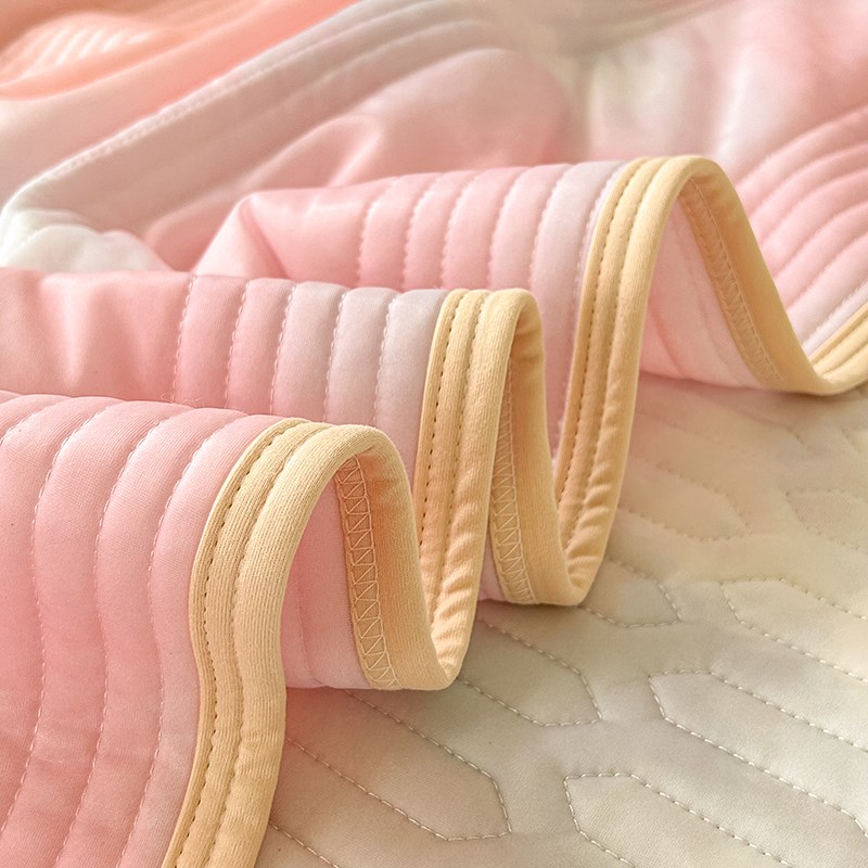 夏季乳胶凉席四件套床裙款可机洗20D24新款夏天冰丝席子床单空调