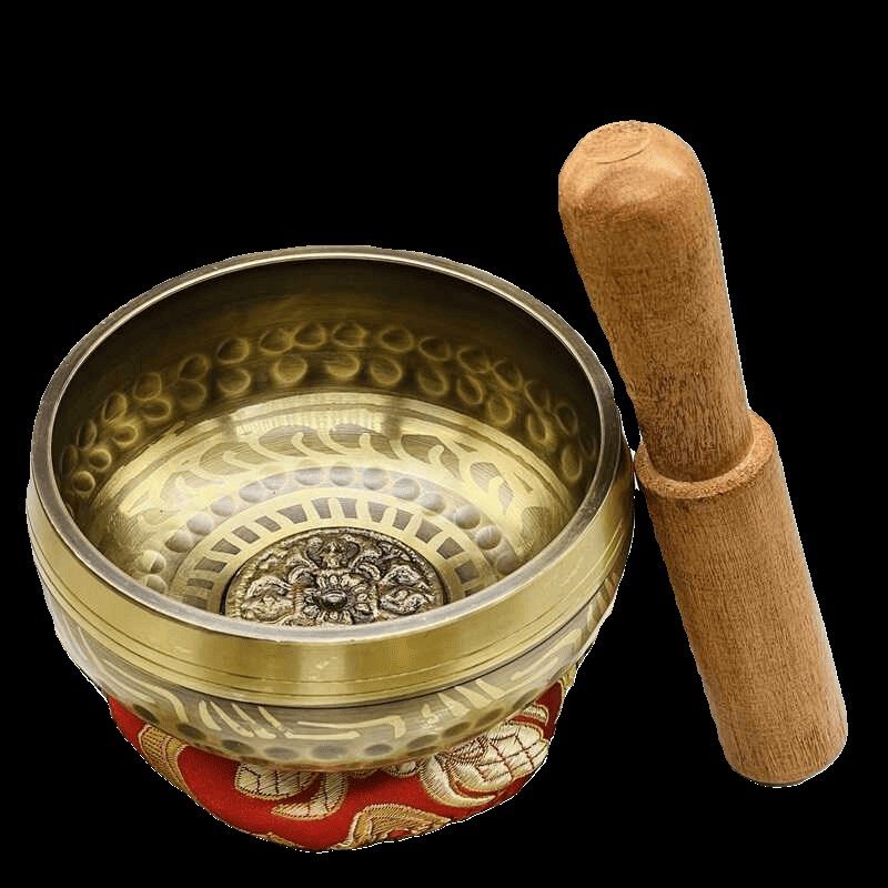 尼泊尔手工铜磬金刚杵佛音碗静心钵F盂摆件家用瑜伽用音疗颂钵乐,家居饰品,桌面摆件,淘宝优惠券,粉丝福利购,淘宝优惠卷