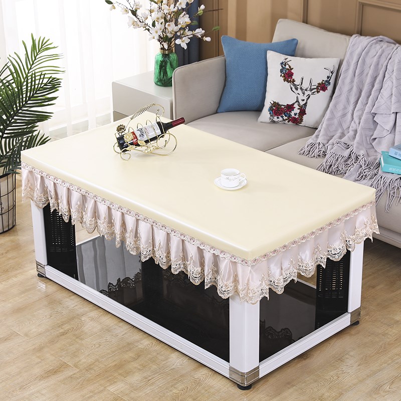 烤火桌罩电炉罩正方形防烫t桌垫皮套长方形茶几桌布防水防油pu皮