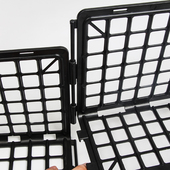 加厚水果护栏隔板隔m断可转弯超市货架挡板生鲜防护塑料蔬菜架围