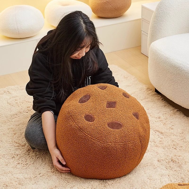 曲奇饼干坐墩小凳子豆袋懒人沙发客厅换鞋凳N榻榻米坐垫子地上蒲,居家布艺,蒲团,淘宝优惠券,粉丝福利购,淘宝优惠卷