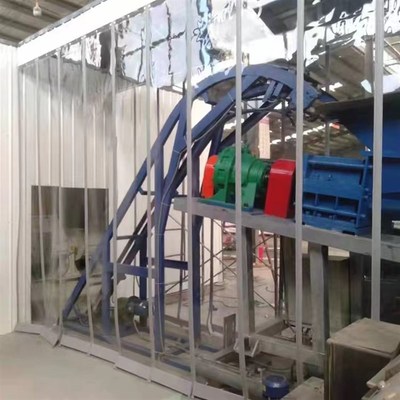 门帘保暖防风空调挡风商用磁吸透明塑料pvc软推拉摺叠Z隔断窗滑动