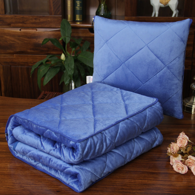 抱枕被子两用加厚纯色抱枕汽车空调被靠垫办公室午睡X毛毯子靠枕,居家布艺,抱枕被,淘宝优惠券,粉丝福利购,淘宝优惠卷