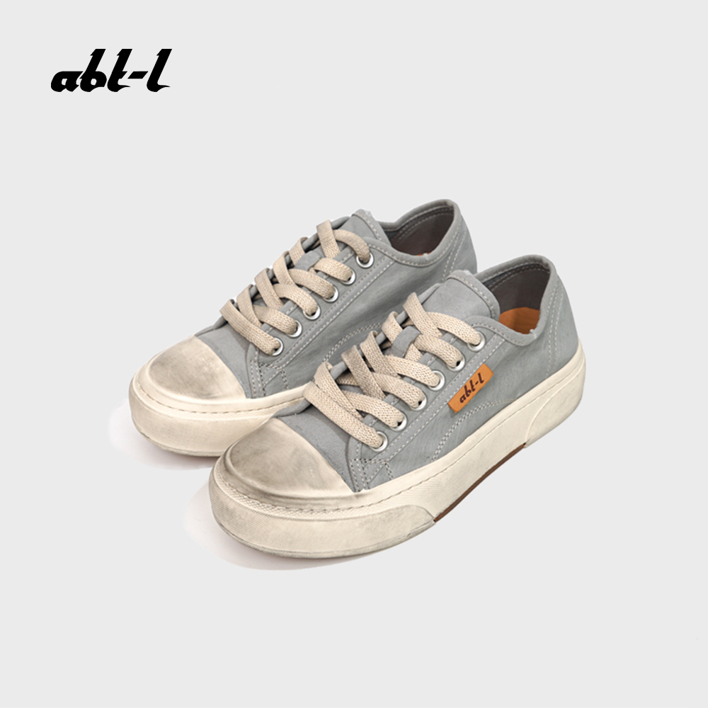 ABT-L李沁同款脏脏做旧复古板鞋