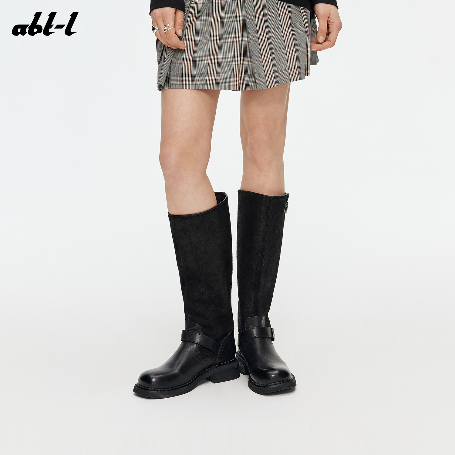 ABT-L厚底长筒靴冬季新款