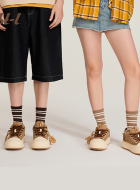 ABT-L【檀健次于文文明星同款】厚底男女情侣小白鞋休闲帆布鞋潮