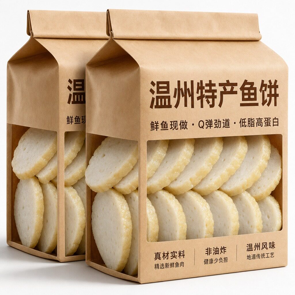 鱼饼温州特产正宗鱼糕纯手工制作图片