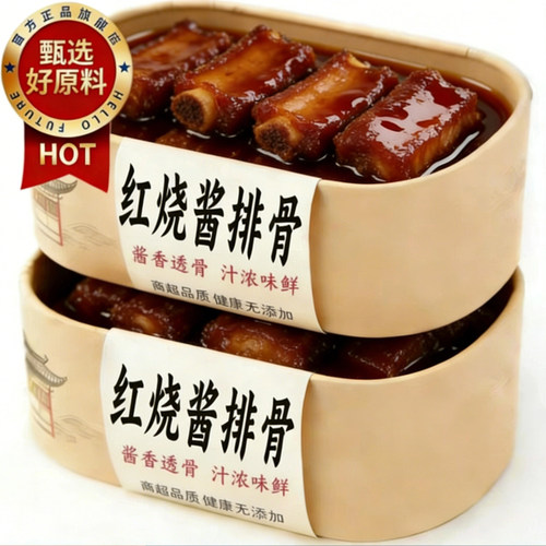 【老配方】酱排骨红烧排骨即食肉类熟食真空特产下酒菜过年伴手礼