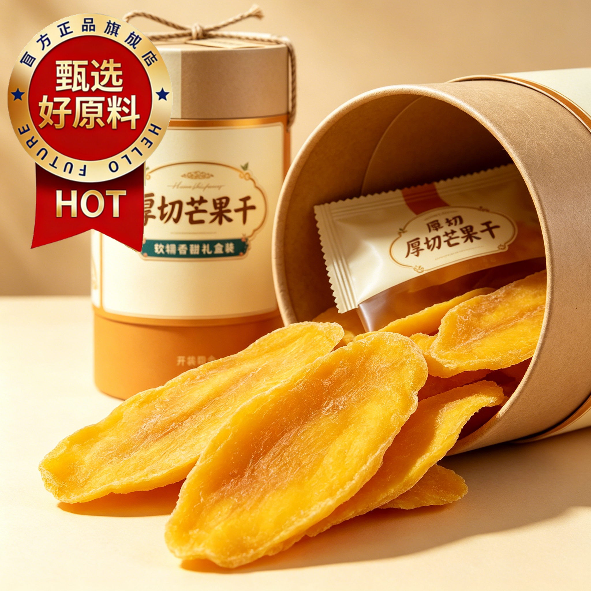 特级芒果干甄选原料水果干厚切解馋零食小吃休闲食品果脯蜜饯果干