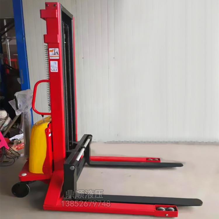 1吨半电动堆高车电动叉车液压升高装卸车2吨电瓶堆垛升降铲车