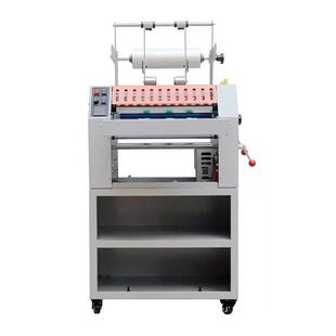 全自动纸张覆膜机A钢辊自动断膜覆膜机皮带进纸冷热裱高速过膜机