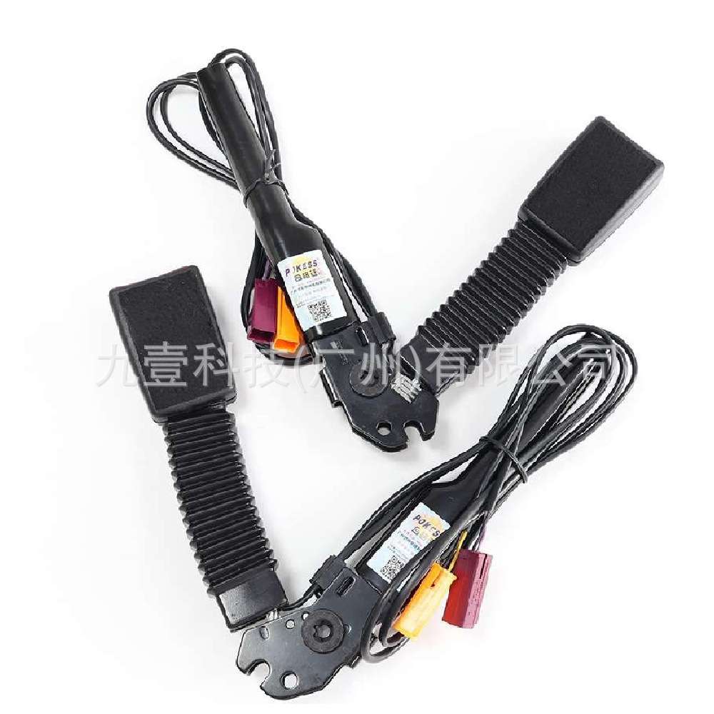 适用福特福克斯09 前安全带扣 5M51-A61209-AA 4M51-A61208-CC