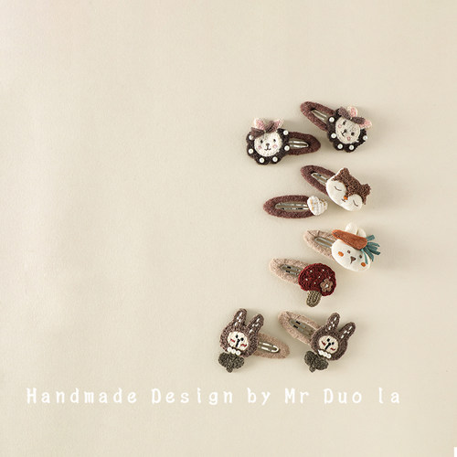 可爱胡萝卜兔子儿童发夹