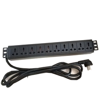 图腾TOTEN 机架式PDU 10位16A 万能插座 电源分配单元 电源分配器 PN:322000559 需订货