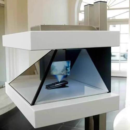 360全息度投柜影展示展厅3金字D塔倒三角全TH-LD-01息展示柜投影