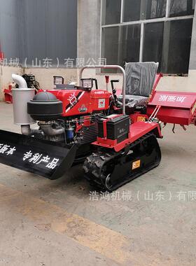 履带型式微耕机田油园管耕理农业机械机四驱座驾式旋机WKZ小柴微