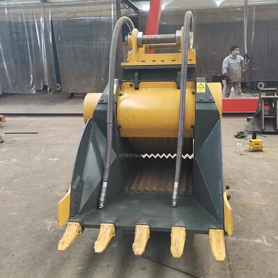 艾克破碎斗挖掘立机破斗石挖岩斗建碎LPN筑破碎设备