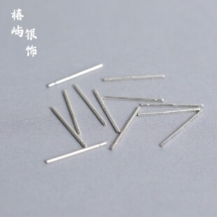 S999银针养耳洞素银耳棒热卖 饰品耳洞耳骨耳洞银针耳钉耳环耳骨钉