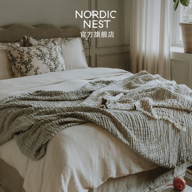 北欧之巢Garbo and Friends双人被套北欧密制棉布成人被套森系
