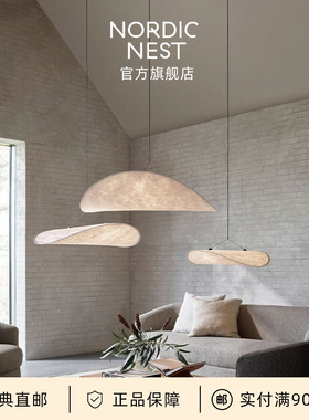 瑞典直邮New Works Tense吊灯薯片灯云朵灯餐桌客厅卧室书房高端