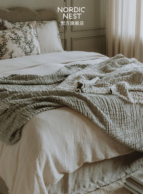 Garbo and Friends瑞典家纺Eggshell蛋壳色枕套被套床笠成人床单