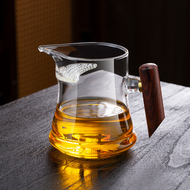 月牙公道杯高硼硅玻璃高档一体茶水分离泡茶公杯分茶器家用茶海,餐饮具,公道杯,淘宝优惠券,粉丝福利购,淘宝优惠卷