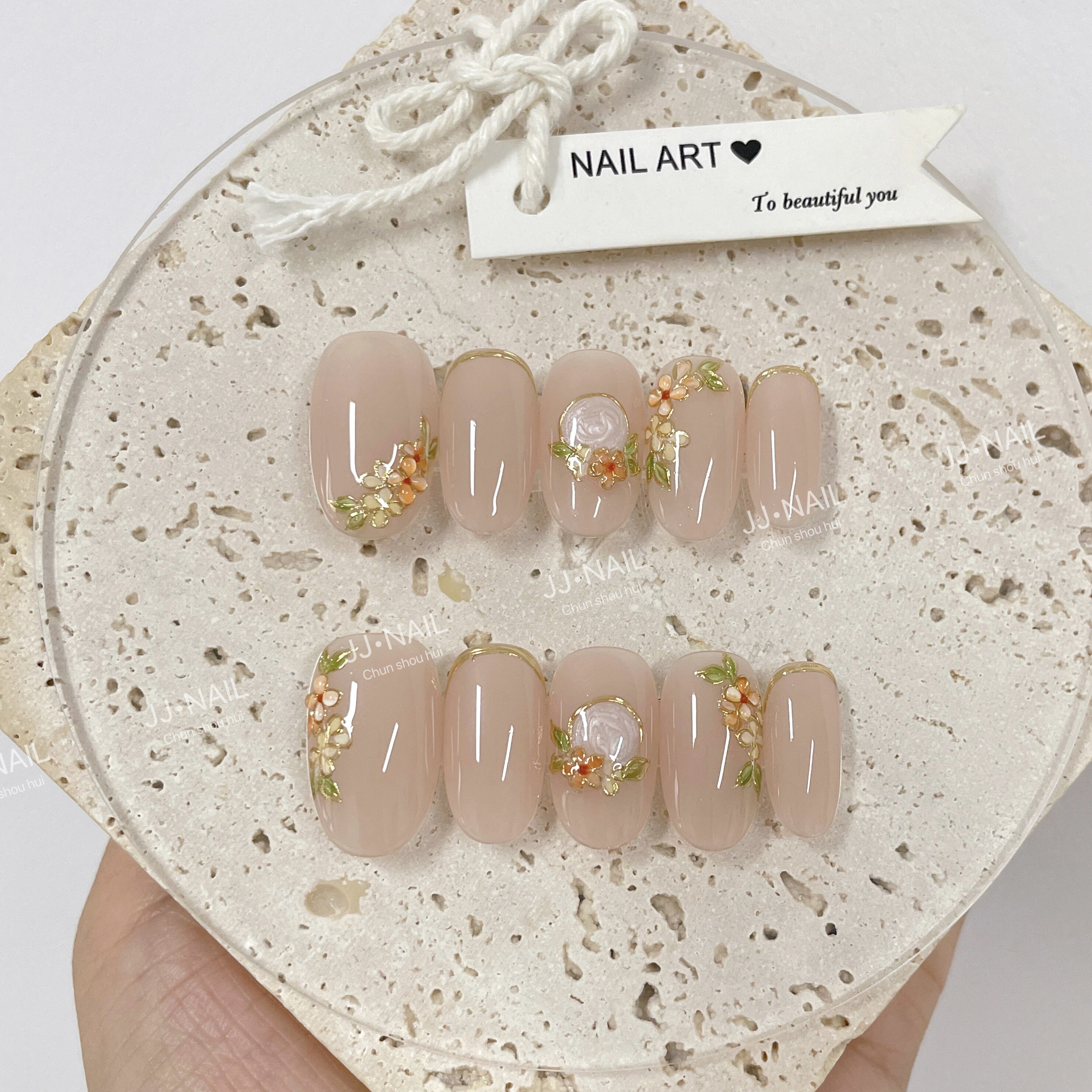 【桂花酿】纯手工穿戴甲美甲,彩妆/香水/美妆工具,穿戴甲/甲片,淘宝优惠券,粉丝福利购,淘宝优惠卷