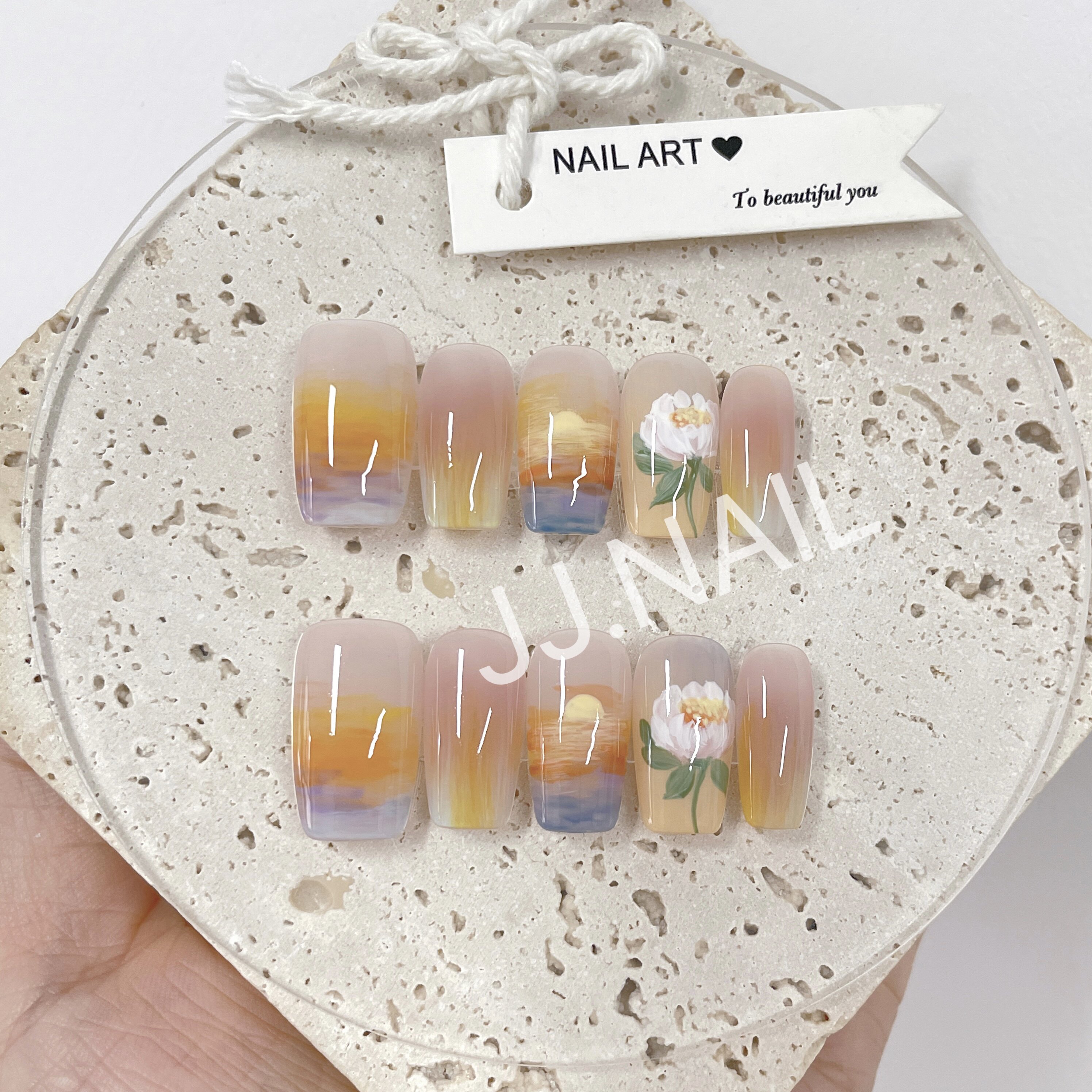 【夏日花海】纯手工穿戴甲美甲,彩妆/香水/美妆工具,穿戴甲/甲片,淘宝优惠券,粉丝福利购,淘宝优惠卷