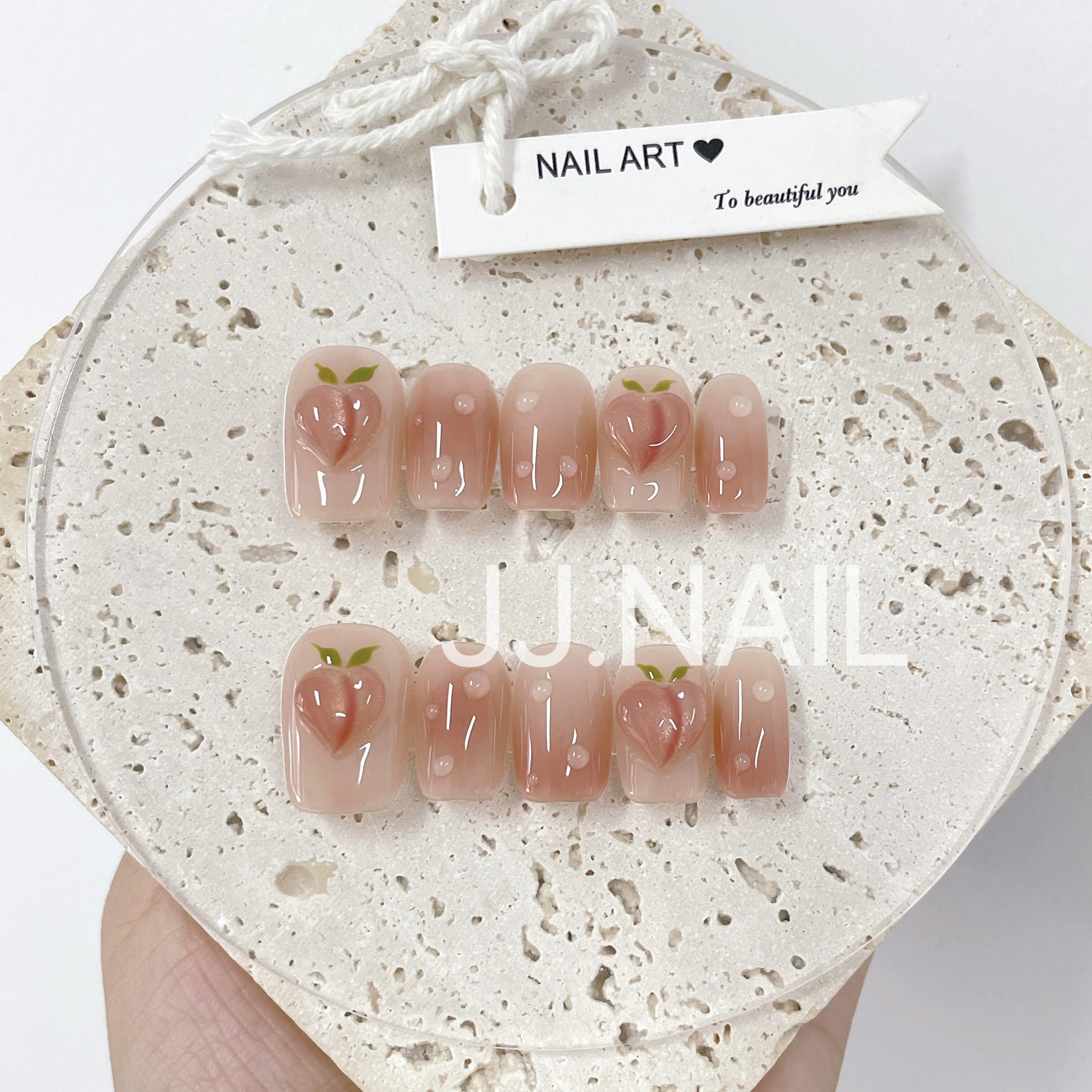 【蜜桃布丁】纯手工穿戴甲美甲,彩妆/香水/美妆工具,穿戴甲/甲片,淘宝优惠券,粉丝福利购,淘宝优惠卷