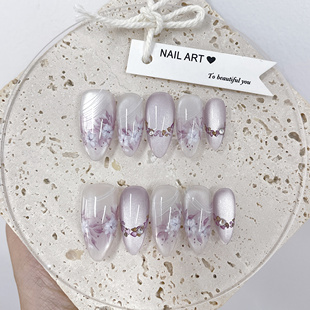 【清河染指】纯手工穿戴甲美甲