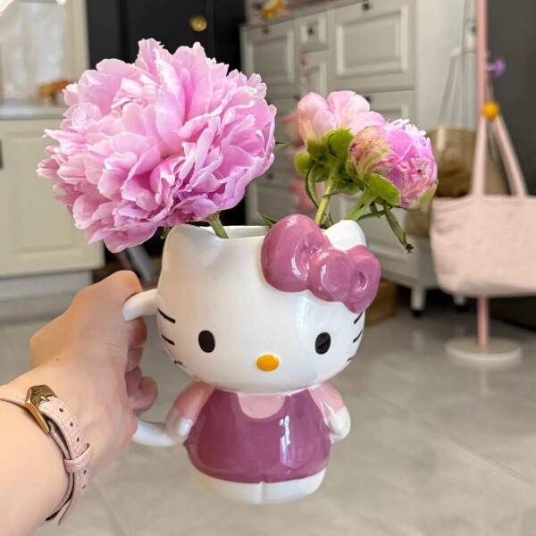轻奢创意陶瓷花瓶摆件客厅插花