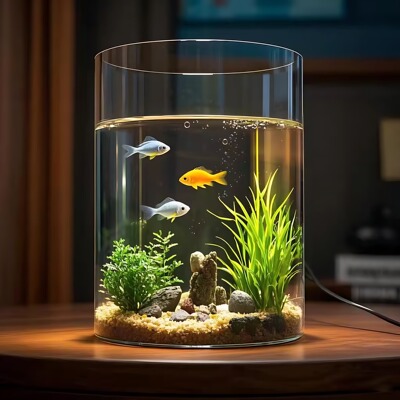 玻璃花瓶摆件客厅插花玫瑰大口径