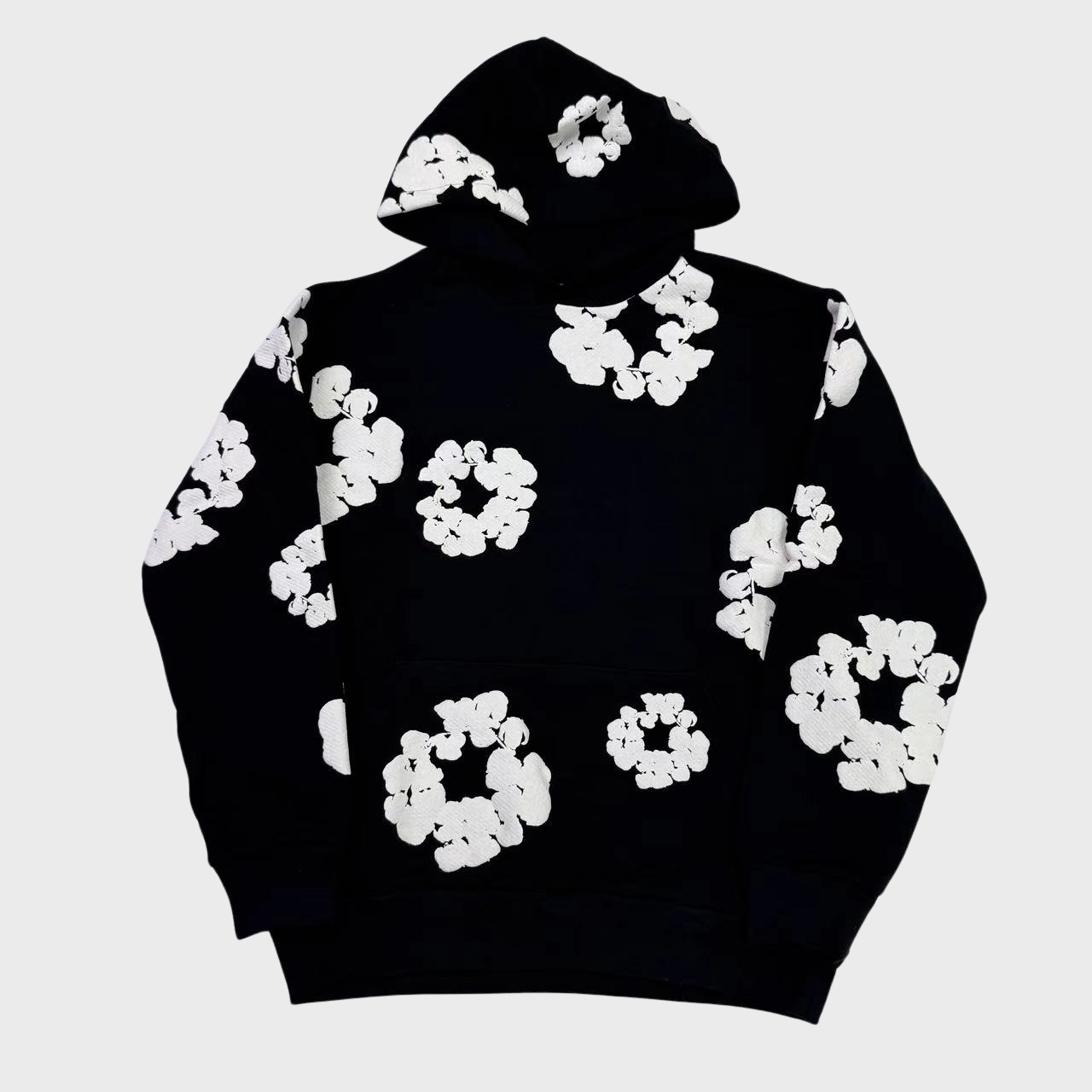 thumbnail for Cotton foam-print American high street terry print sweatshirt