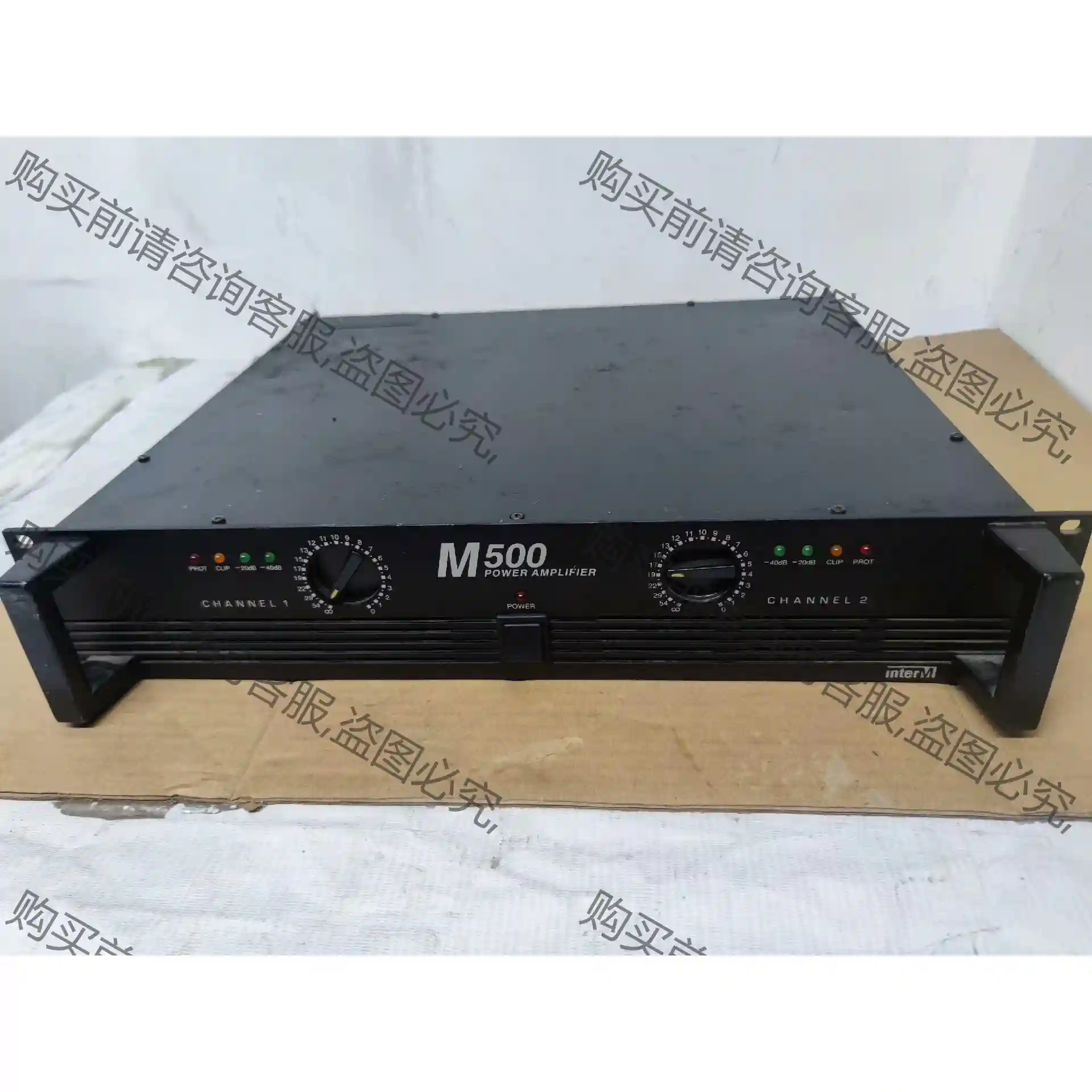 高音质舞台功放 M500 Interm 牌子，12管放大器， 先议价 拆机货