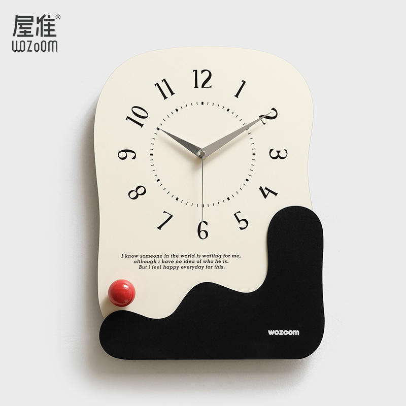 高颜值拯救白墙时尚挂钟