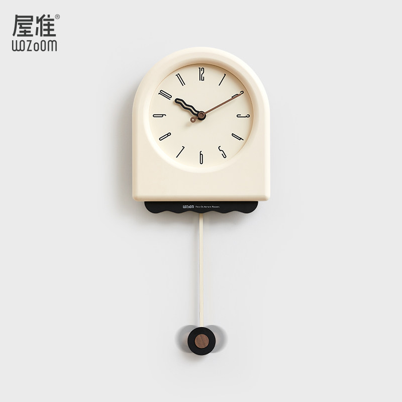 屋准家用客厅奶油风装饰时钟