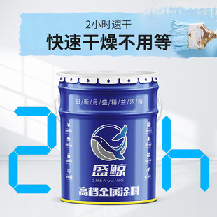 快干醇酸磁漆防腐红丹防锈漆金属漆彩色钢瓦M新漆黑白色漆调和漆