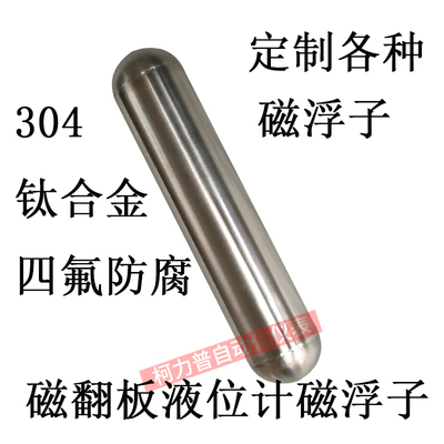 不锈钢磁性浮子磁翻板磁性浮球液位D计耐高温浮球锅炉液位计磁浮