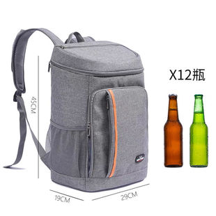 大容量送餐保温双肩背p包外卖送餐箱加厚户外便当包冰包野餐饭盒