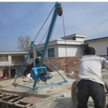 高速吊运机 三脚吊 三角架式吊运机 建筑吊机 三角形吊运机