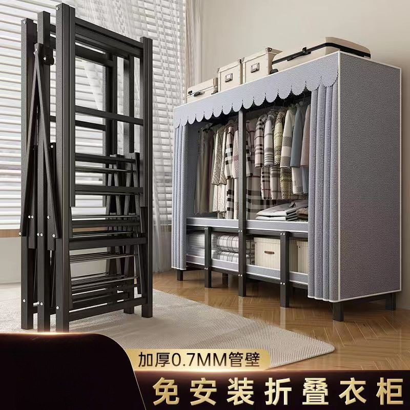 免安装折叠结实耐用简易布衣柜