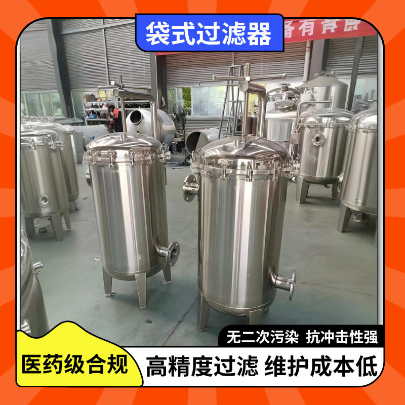304不锈钢袋式反冲洗过滤器