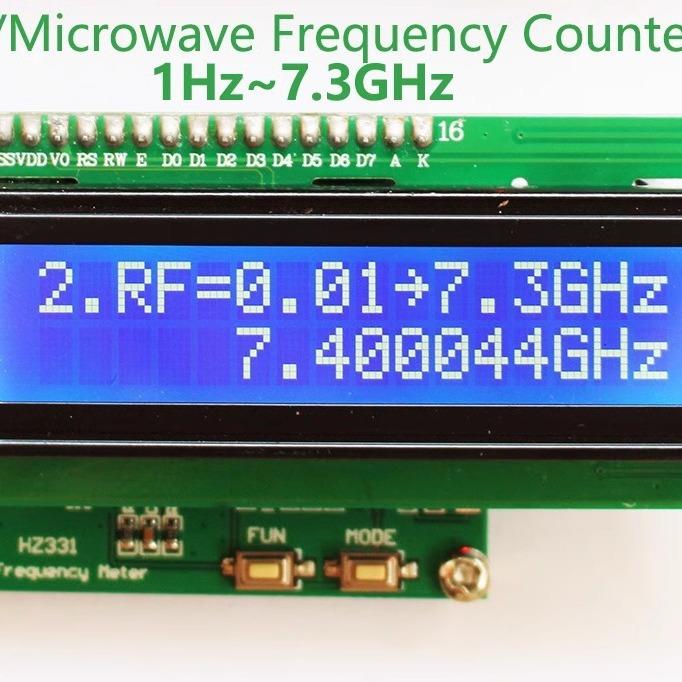频率计HFRFfrequencymeter2.4G3G5.8G6G7G1Hz~7.3GHz