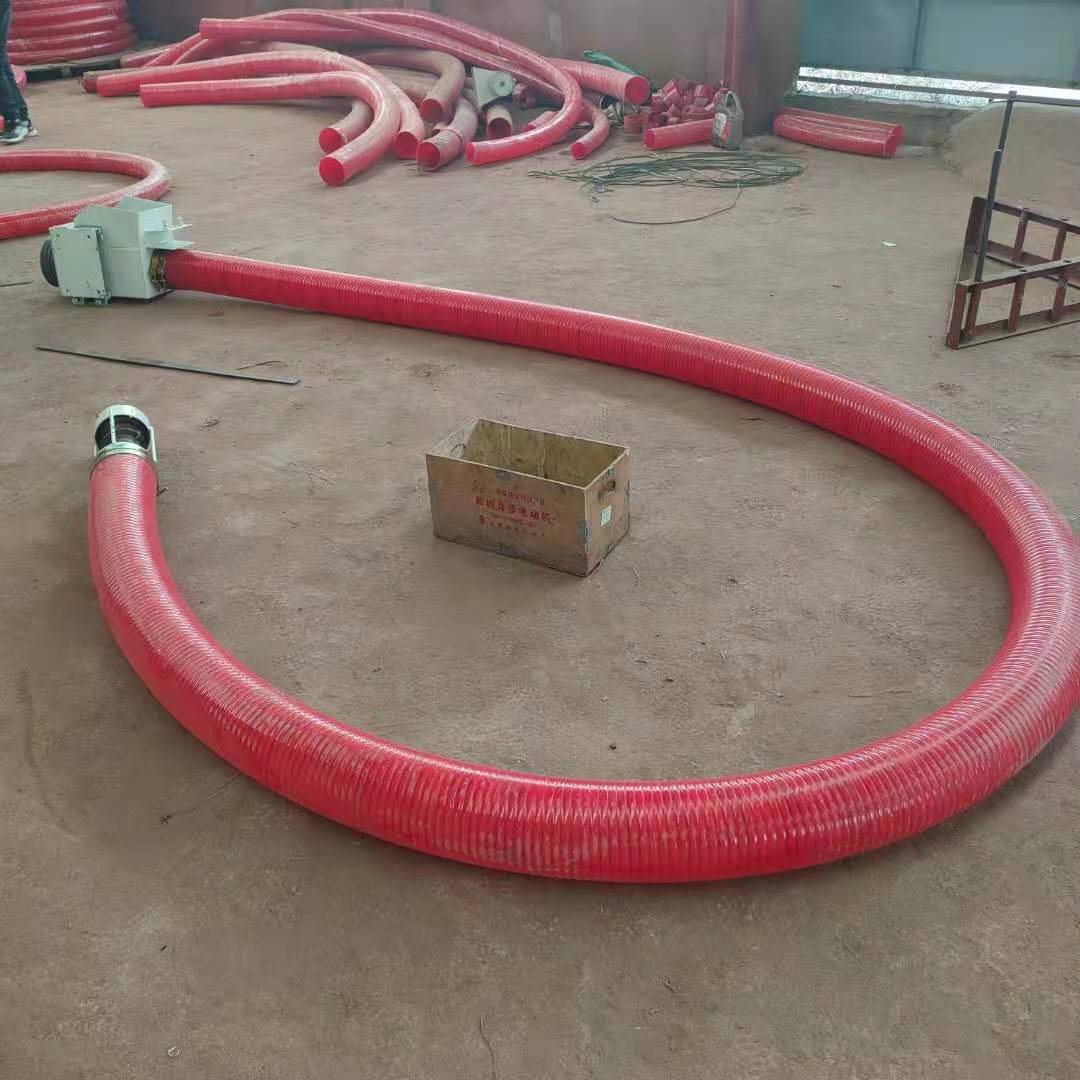 小型无轴家用车载软管吸粮机