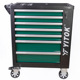 402件七层汽修工具车套装 抽屉式 组合柜带工具小推车重型工具柜