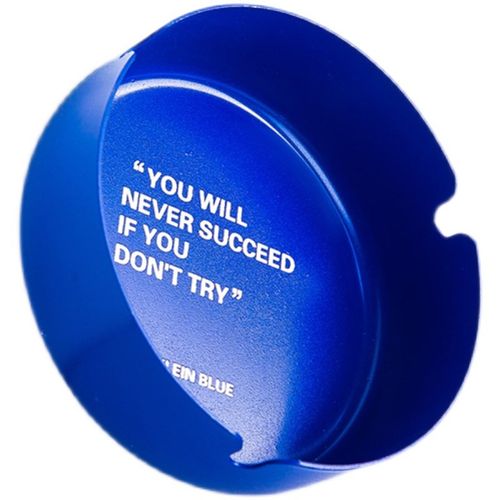 快速发货克莱因蓝烟灰缸 圆形不锈钢收纳卧室创意礼物Z咖啡厅装饰